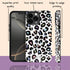 Custom Initials Candy Leopard iPhone Case